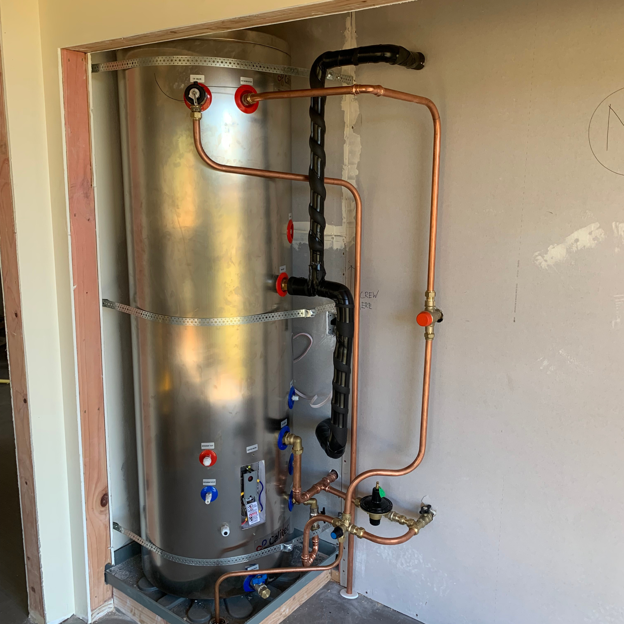 Hot water cylinder work